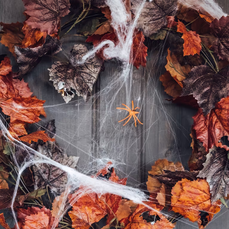 Pynt inngangspartiet til Halloween – skummel stemning på enkelt vis 